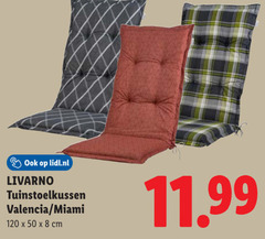  8 50 120 lidl.nl livarno tuinstoelkussen valencia miami cm 