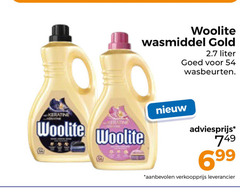  woolite wasmiddel gold liter wasbeurten keratine 