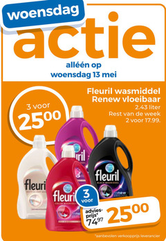  fleuril wasmiddel 2 3 13 woensdag vloeibaar liter rest week fleuri 25 