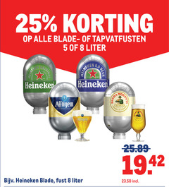  biertap 5 8 25 liter reine heineken affligem 0.0 be beer since ricetta premium le re blade fust 