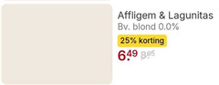  affligem speciaalbieren 25 lagunitas blond 0.0 