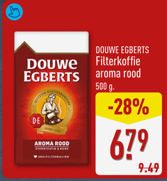  douwe egberts koffie 500 meester joure aroma rood evenwichtig rond snelfiltermaling filterkoffie 