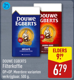  douwe egberts koffie 500 meester koffiebranders joure evenwichtig rond cafeinevrij filterkoffie meerdere aroma rood don elders 