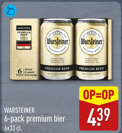  warsteiner blikjes bier 6 premium bees imported beer perfectly balanced brewed pack germany seit das einzig wahre naturally to german purity quality from deer 