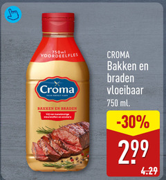  croma olie en vetten 750 750ml vlees bakken braden vrij kunstmatige kleurstoffen vloeibaar ml 