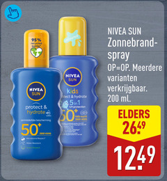  nivea zonnebrandolie 50 60 200 recycled bottle sun protect bescherming hoog microbiome respect water resistant ocean coloured kids 5-in-1 uv protection tres haute l out zonnebrand spray meerdere ml elders 