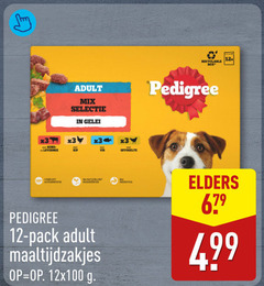  pedigree hondenvoer 12 rund adult mix gelei gevogelte recyclable box 12x evenwicht ingredienten elders pack maaltijdzakjes 
