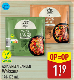  asia green garden woksaus 200 label wok sauce soy sesame nutri score sweet sour ge ml 