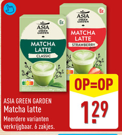  asia green garden thee 6 14 latte classic 6x strawberry nutri score meerdere zakjes 