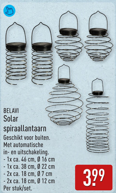  12 16 18 22 46 belavi solar buiten automatische uitschakeling 1x ca. cm 2x stuk l 