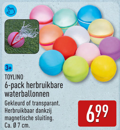  waterballonnen 6 3 pack herbruikbare gekleurd transparant herbruikbaar magnetische sluiting ca. cm 