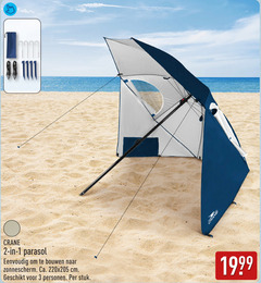  strandparasol parasol 1 2 3 99 crane bouwen zonnescherm ca. cm personen stuk 