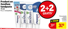  2 4 24 60 740 prodent zendium tandpasta ml multipakken kids classic tanden tandvlees 00 fresh white frisse adem natuurlijk witte bescherming wetenschappelijk bewezen cool mint uur 