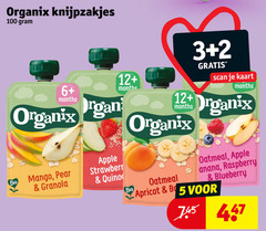  2 3 100 organix knijpzakjes 6 mango pearl bio granola organics apple strawberry 12 scan kaart oatmeal ananas raspberry blueberry apricot b5 