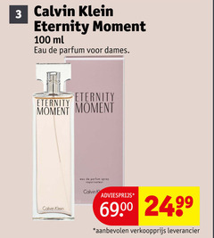  3 100 calvin klein eternity moment ml eau parfum dames oz spray vaporisateur 