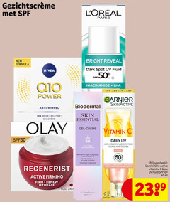  30 40 50 1975 paris new formula nivea bright reveal dark spot uv fluid uvb q10 power anti rimpel 10x creatine olay regenerist active firming firm biodermal skin essential gel uva antioxidanten beschermt huidveroudering zichtbaar frisse egale huidteint intensieve hydratatie voelt naturel every day garnier skinactive vitamin daily pigmentvlekken fluide taches glow boost protection vitamine spf50 ml spf30 free international 