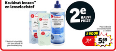  2 240 kruidvat lenzen maan lentilles day daglenzen jour zacht zachte vloeistof liquide souples regular typen ogen pour tous les types all one reinigen desinfecteren halve ml 6x medisch hulpmiddel lees gebruik 10x 