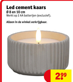  2 8 10 led cement kaars cm aa batterijen 