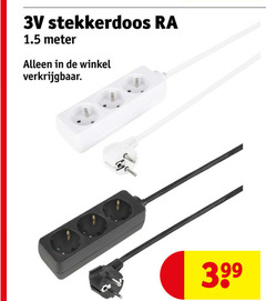  tafelcontactdoos stekkerdoos meter 