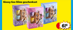  2 glossy slime geschenkset 06 premium quality putty meets glos go 2x decorations sprinkles gift box duo pack 