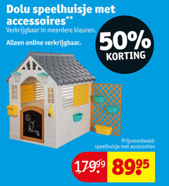  50 speelhuisje accessoires meerdere kleuren online les 