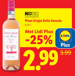  rose 18 25 2021 pinot grigio venezie nix18 jaar alcohol legitimatie italia 3.99 