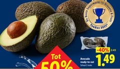  avocado 2 supermarkt groente read fruit ready to schaal stuks 