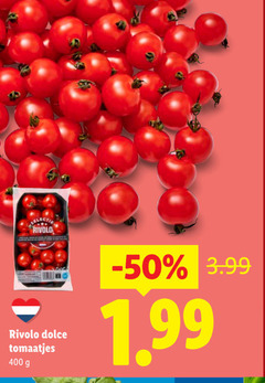  cherry tomaten 400 dolce tomaatjes 3.99 