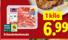  karbonade 1 beter leven bescherming schouderkarbonade voordeel kilo 