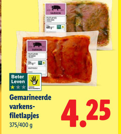  varkensfiletlapjes beter leven ge varken filetlapjes gemarineerde varkens 400 