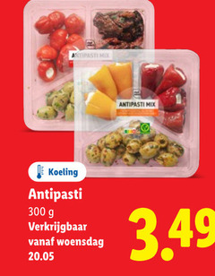 300 antipasti mix koeling woensdag 
