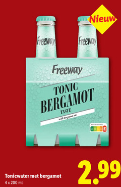  frisdrank 4 200 freeway tonic bergamot taste with oil nutri score ml 
