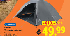 tent 4 260 300 lidl.nl crivit verduisterende personen cm 