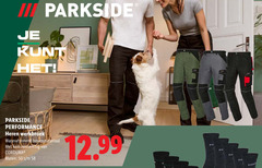  werkbroek 50 iii parkside heren waterafstotend knieversterking cordura maten 
