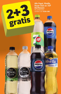  royal club pepsi rivella cola frisdrank 2 3 literflessen varieeren refreshing lemon lime taste up zero sugar original licht sprankelend www ginger suiker tonic classic 