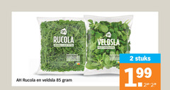  rucola sla 2 kruidig licht pittig gewassen veldsla mild nootachtig stuks 