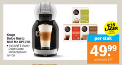  krups dolce gusto apparaten 3 35 mini dozen koffiecapsules cappuccino lungo mcafee lait stuk 