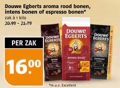  douwe egberts koffiebonen 1 6 aroma rood bonen espresso zak kilo 16 00 m.u.v excellent 1kg 