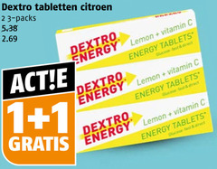  dextro energy druivensuiker 1 2 3 tabletten citroen lemon vitamin fast tablets berry glucose 