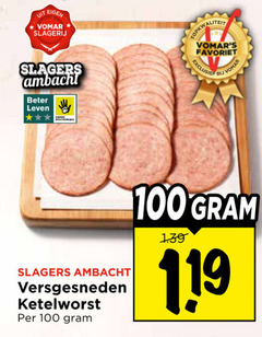  ketelworst 100 slagerij slagers ambacht beter leven versgesneden 