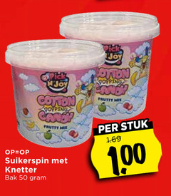  50 mjoy andy mix suikerspin knetter bak pick joy stuk 