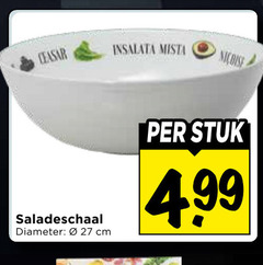  saladeschaal 27 ceasar diameter cm insalata stuk 
