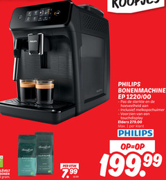  philips espressoapparaat 1 expresso hot water coffee aqua clean calc premium organic simon levelt smooth supreme robuust dark roast bonen 00 pas sterkte hoeveelheid melkopschuimer touchdisplay elders stuk n95 