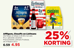  affligem la chouffe liefmans speciaalbieren 4 25 250 6x 300ml blond fruitesse brasserie 4x ml blikjes blonde portemonnee blondes r 