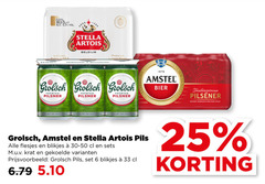  grolsch amstel blikjes bier 6 25 33 1870 35 5 2 leuven anno stella artois belgium meesterschap premium pilsner zachte traditiegetrouw pilsener velo pils krat 