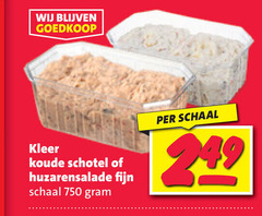  huzarensalade 750 dakleer koude schotel fijn schaal 
