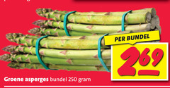  asperges 250 groene bundel 