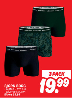  heren boxershorts 3 kronborg la maten xxl kleuren elders pack 