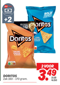  doritos chips 2 160 deka monbento win tickets prizes day bold crunch iconic taste cool flavour nutri score nacho cheese zak 