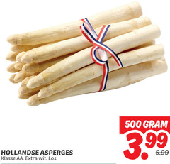  asperges 500 hollandse klasse aa wit 5.99 